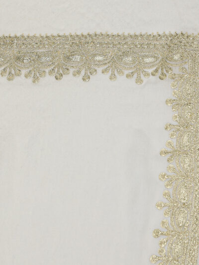 Pashmina Shawl- Cream - Image 5