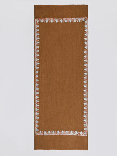 Pashmina Shawl- Brown - Image 6