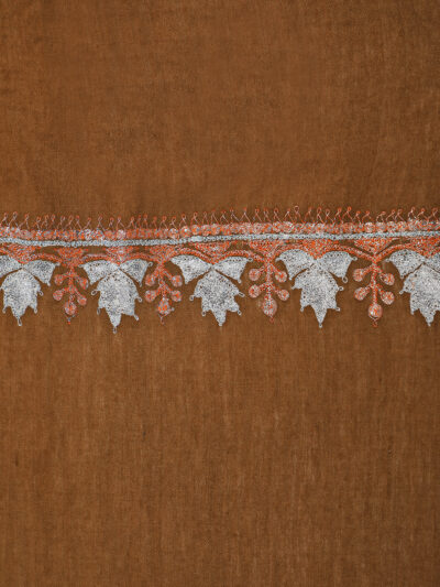 Pashmina Shawl- Brown - Image 4