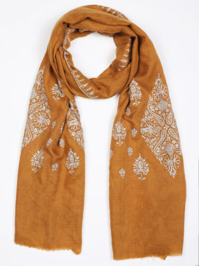 Pashmina Shawl- Orange - Image 3