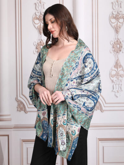 Pashmina Shawl- Peacock