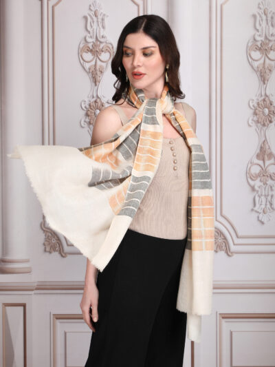 Pashmina Shawl-Cream