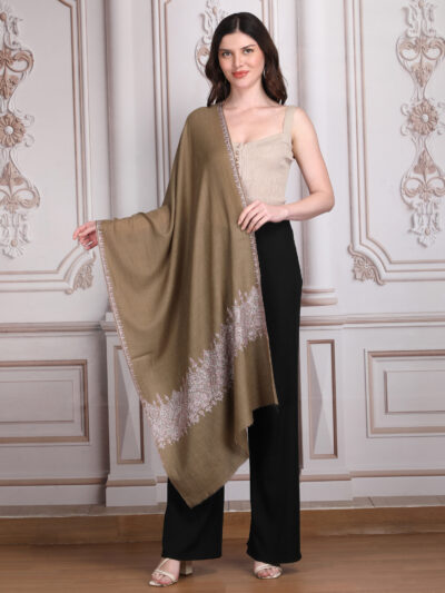 Pashmina Shawl- Brown - Image 2