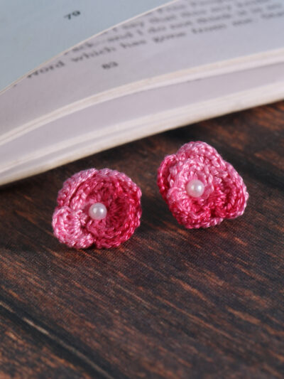 Earring Studs- Pink - Image 2