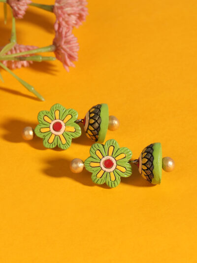 Earring- Green - Image 3