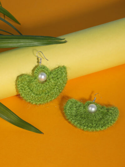 Earring- Green - Image 2