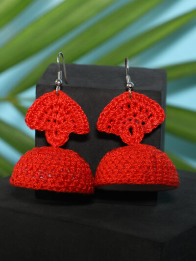 Earring- Red - Image 3