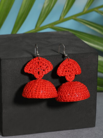 Earring- Red - Image 2