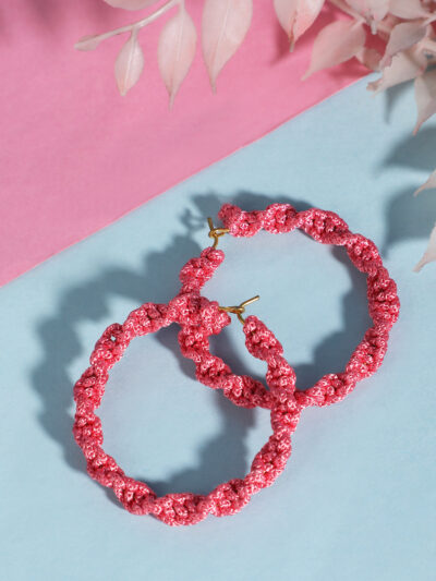 Earring- Pink - Image 3