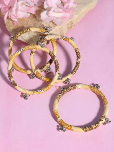 Bangle- Yellow & Brown - Image 2