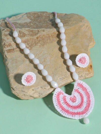 Pendant Set- White & Pink