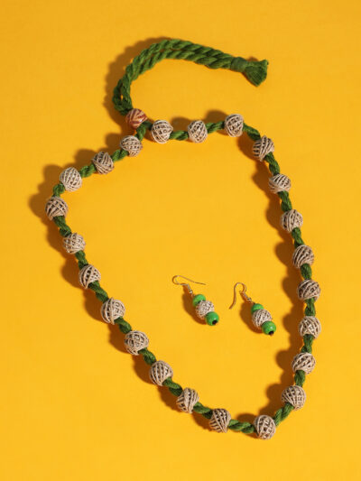 Pendant Set- Green & Beige - Image 3