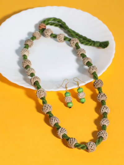 Pendant Set- Green & Beige - Image 2