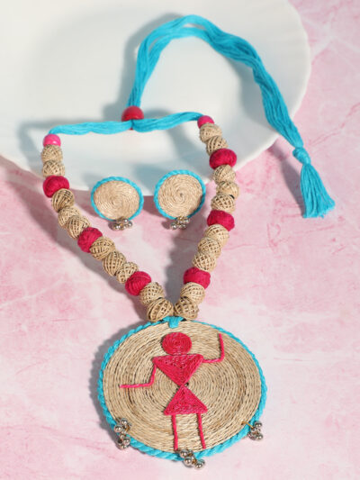 Pendant Set- Pink & Blue - Image 3